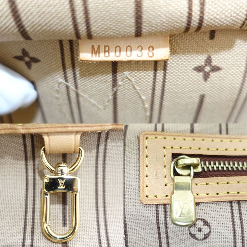 Louis Vuitton Neverfull PM Monogram M50155 Mb0038 Brown Gdhardware Tote