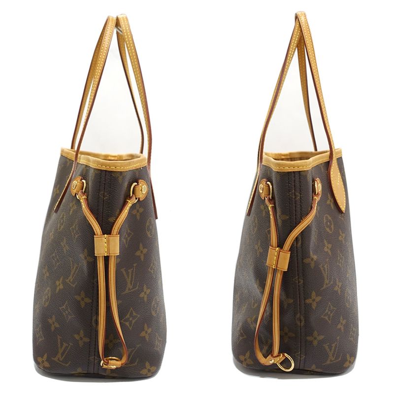 Louis Vuitton Neverfull PM Monogram M50155 Mb0038 Brown Gdhardware Tote