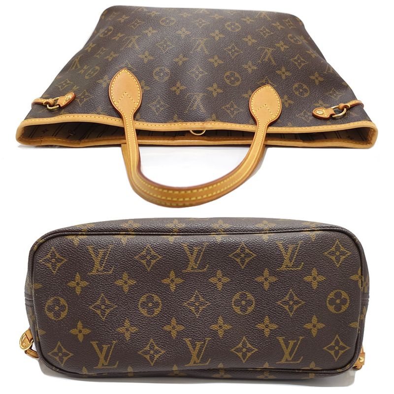 Louis Vuitton Neverfull PM Monogram M50155 Mb0038 Brown Gdhardware Tote