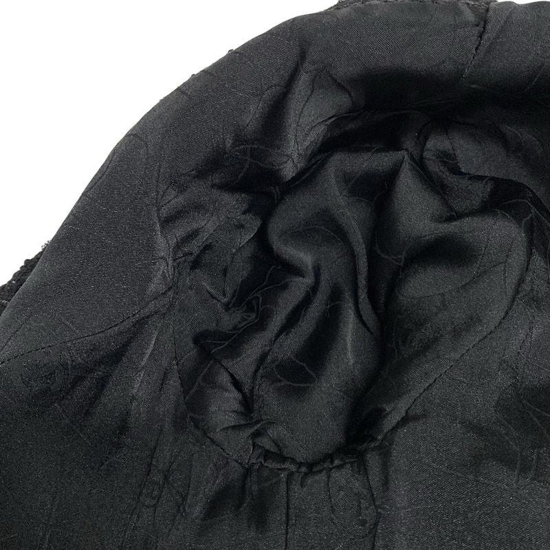 Chanel Jacket Size 40 M Ladies - P27798 Black Long Sleeves Tweed Lamé Coco Mark