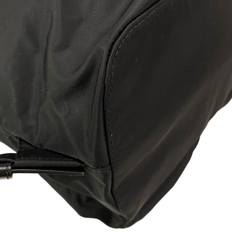 Prada Backpack Sac With Pouch Medium Re-nylon Backpack 1bz811 Black Re-nylon