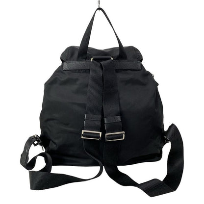 Prada Backpack Sac With Pouch Medium Re-nylon Backpack 1bz811 Black Re-nylon