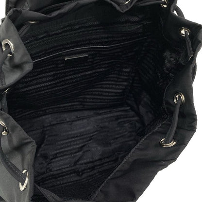 Prada Backpack Sac With Pouch Medium Re-nylon Backpack 1bz811 Black Re-nylon