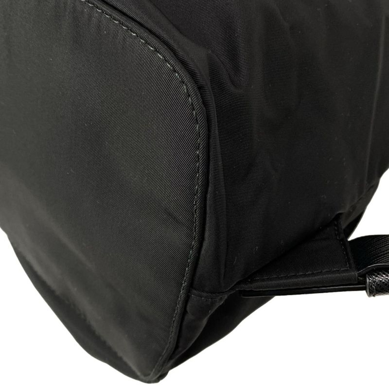Prada Backpack Sac With Pouch Medium Re-nylon Backpack 1bz811 Black Re-nylon