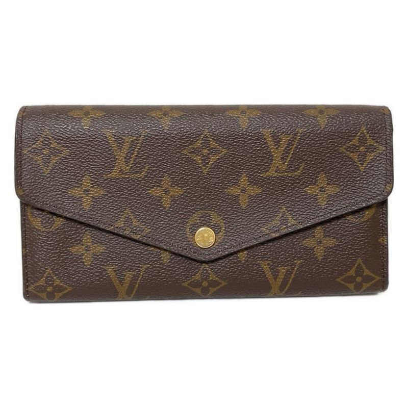 Louis Vuitton Monogram Portefeuille Sarah M62235 Rose Ballerine Long Wallet