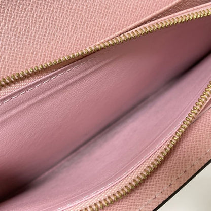 Louis Vuitton Monogram Portefeuille Sarah M62235 Rose Ballerine Long Wallet