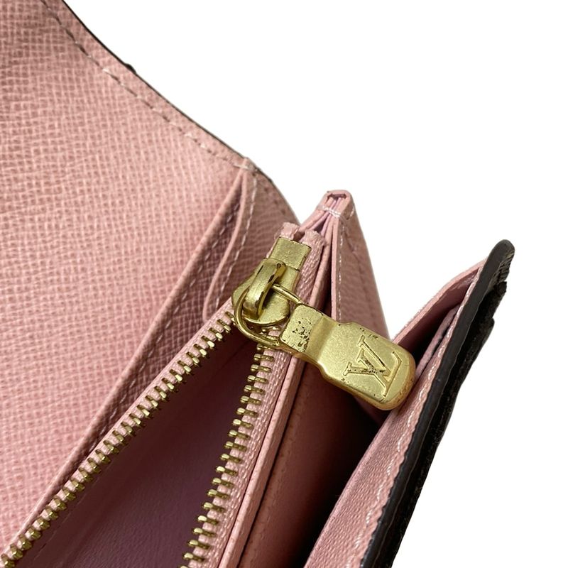 Louis Vuitton Monogram Portefeuille Sarah M62235 Rose Ballerine Long Wallet