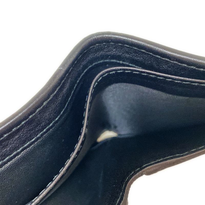 Gucci Billfold Micro Guccissima 256438 Gray And Dark Gray And Black Leather