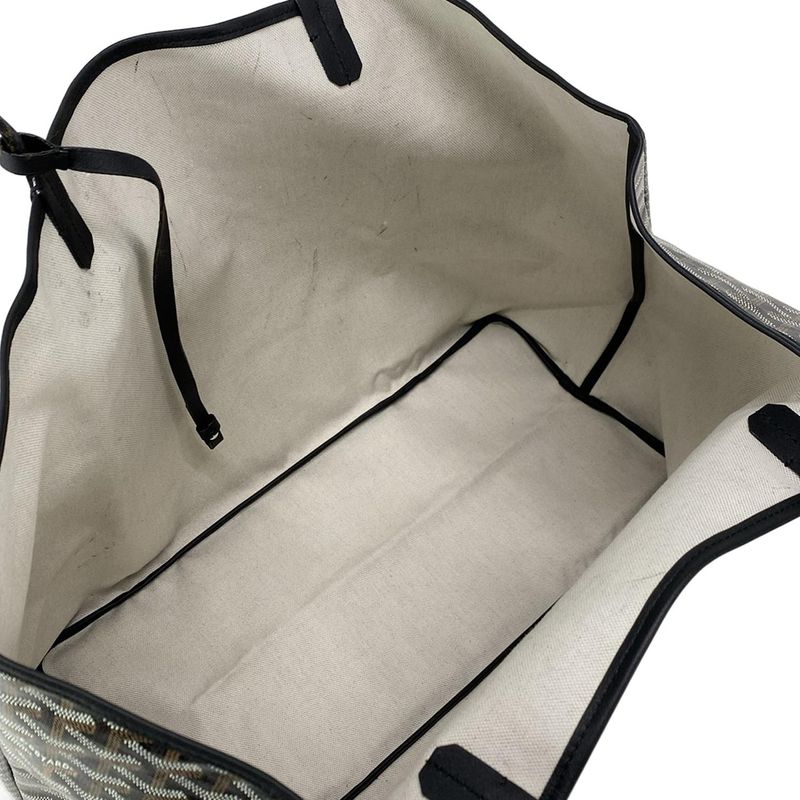 Goyard Saint Louis GM Aas020176 Black×brown×white Leather