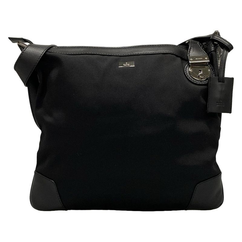 Gucci Shoulder Bag - 148476 Black Leather