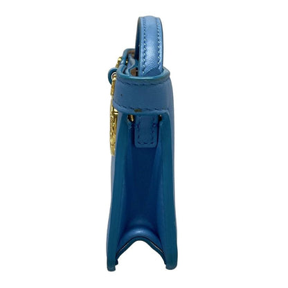 Fendi Handbag Nano Peekaboo 7ar993 Light Blue Mini Size Leather