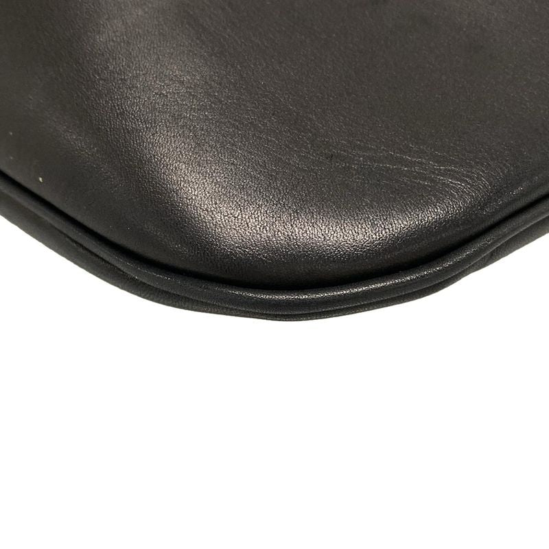 Saint Laurent Paris Shoulder Bag Hobo 697918 Black Leather