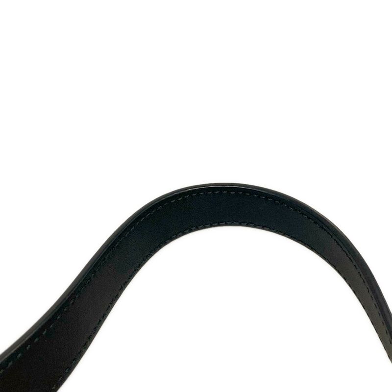 Saint Laurent Paris Shoulder Bag Hobo 697918 Black Leather