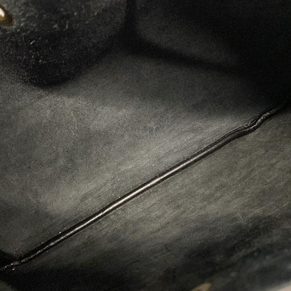 Saint Laurent Paris Shoulder Bag Hobo 697918 Black Leather