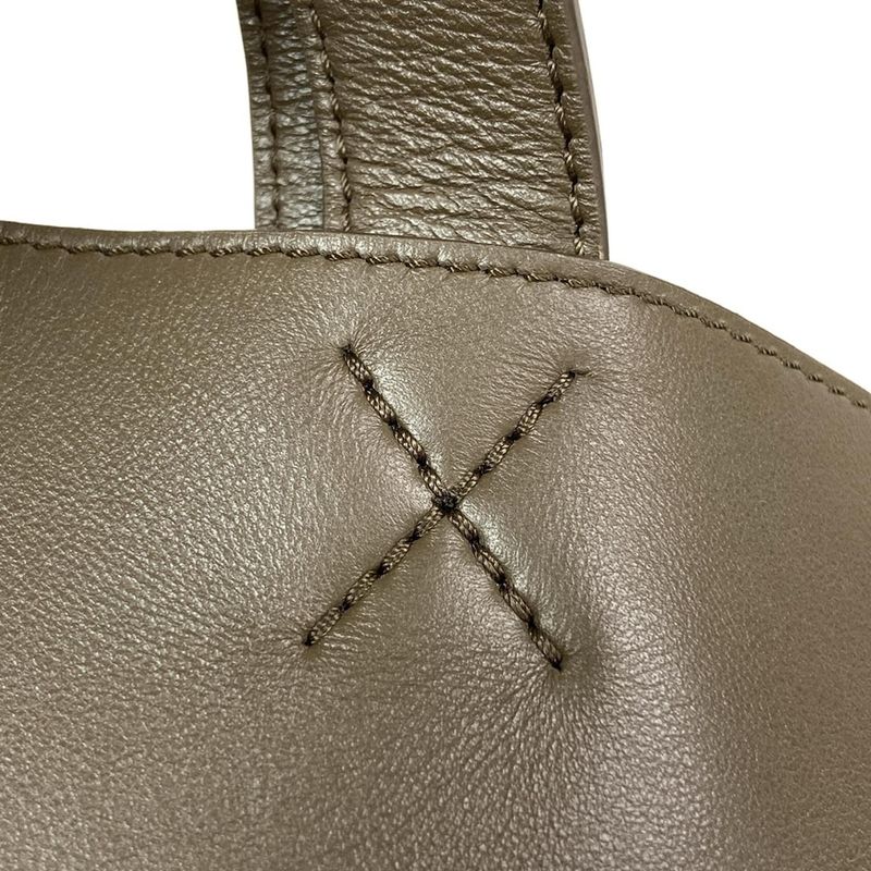 Loewe Puzzle Fold Tote XXL Dark Brown Leather