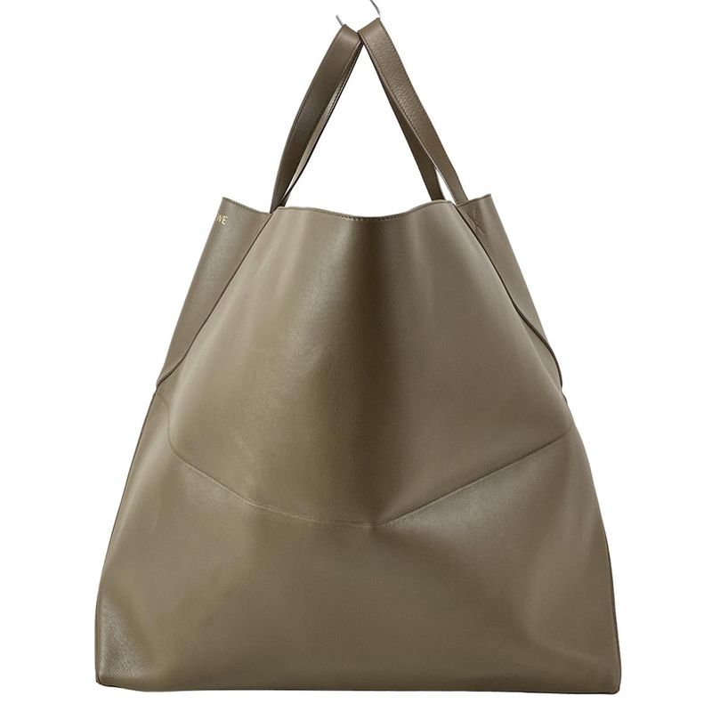 Loewe Puzzle Fold Tote XXL Dark Brown Leather