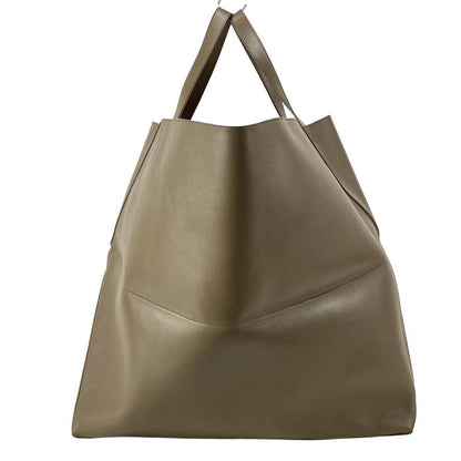 Loewe Puzzle Fold Tote XXL Dark Brown Leather