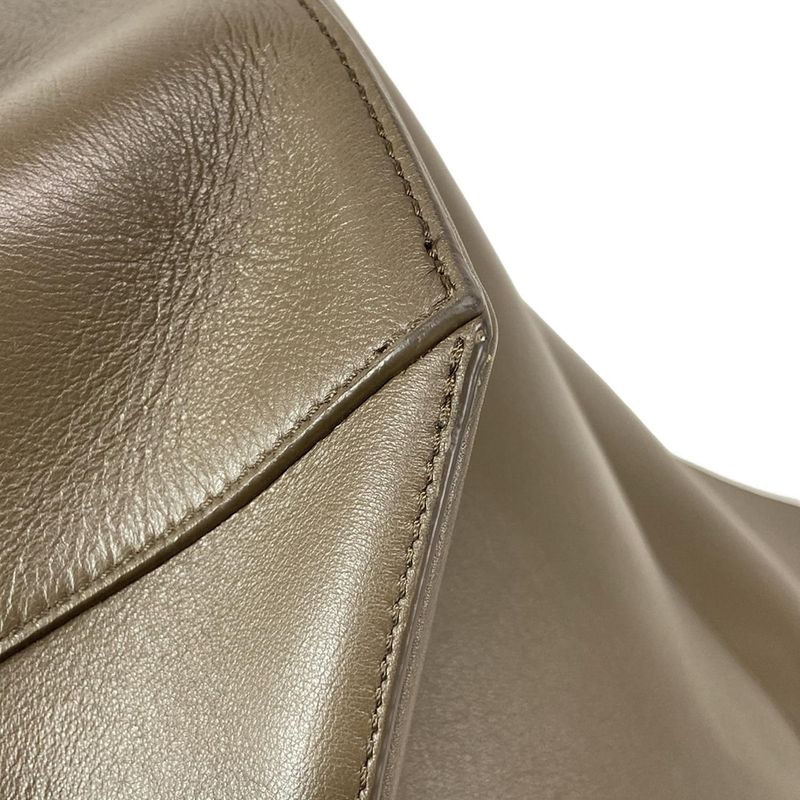 Loewe Puzzle Fold Tote XXL Dark Brown Leather