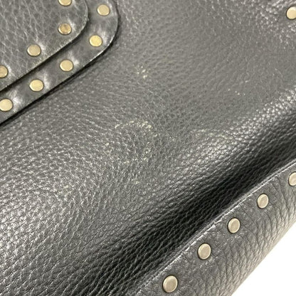 Celine Tote Boogie Bag Black Studded Leather