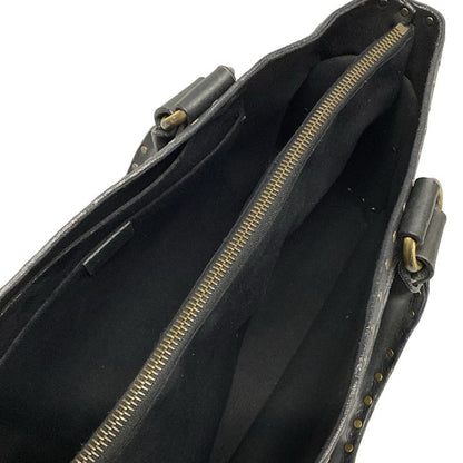 Celine Tote Boogie Bag Black Studded Leather