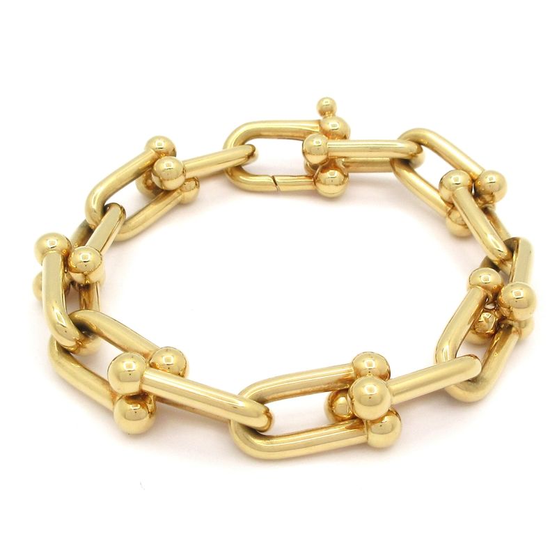 Tiffany & Co Bracelet Hardware Large Links 18K Yellow Gold