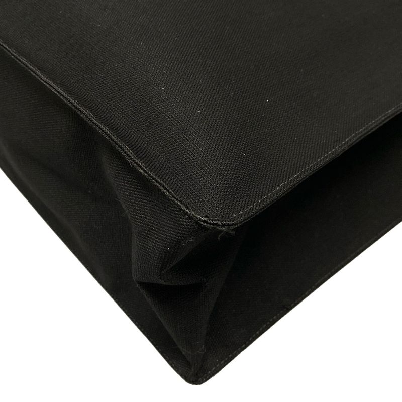 Chanel Tote Bag - Black And White Coco Mark / Chain Shoulder / Gold Hardware