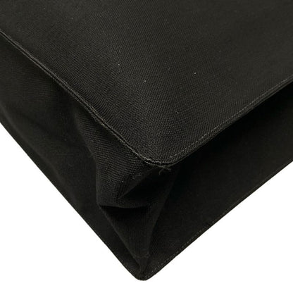 Chanel Tote Bag - Black And White Coco Mark / Chain Shoulder / Gold Hardware