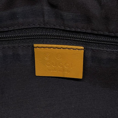 Gucci Shoulder Bag Sookie/gg Pattern 362726 Dark Brown Beige And Orange Leather