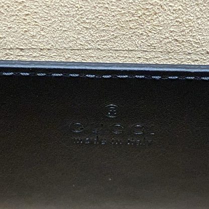 Gucci Handbag GG Marmont 696123 Black Chain Handle/mini Bag/quilted Leather