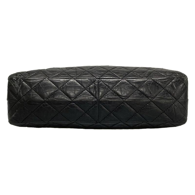 Chanel Tote Bag 255matelasse Black Mademoiselle Chain/vintage Silver Hardware