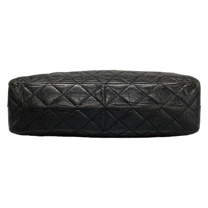 Chanel Tote Bag 255matelasse Black Mademoiselle Chain/vintage Silver Hardware