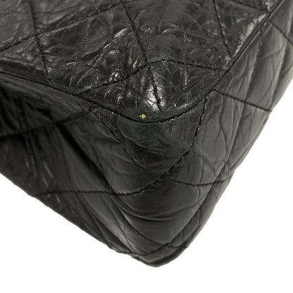 Chanel Tote Bag 255matelasse Black Mademoiselle Chain/vintage Silver Hardware