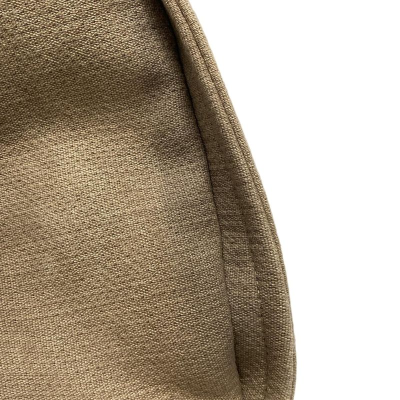 Chanel Tote Bag Deauville Line MM Beige X Dark Brown Chain Shoulder / Silver