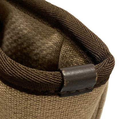 Chanel Tote Bag Deauville Line MM Beige X Dark Brown Chain Shoulder / Silver