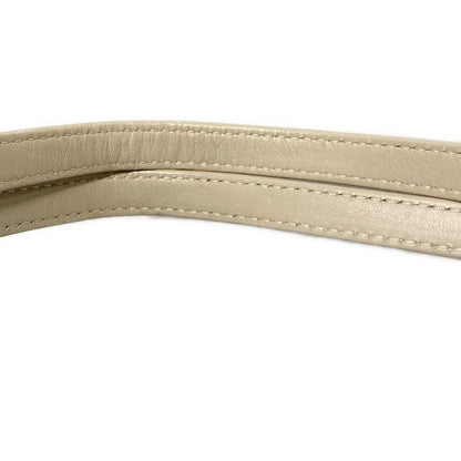 Chanel Tote Bag Deauville Line MM Beige X Dark Brown Chain Shoulder / Silver