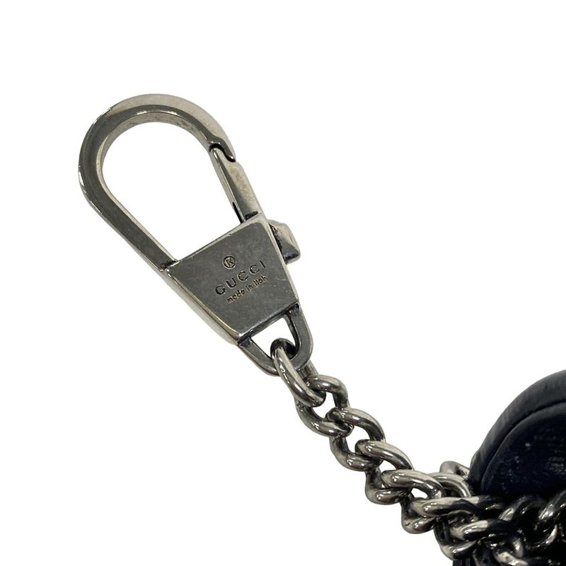 Gucci Shoulder Bag GG Marmont 476433 Pink And Dark Navy Chain Shoulder/mini Bag