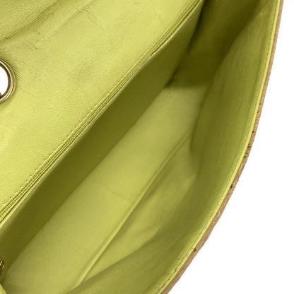 Chanel Shoulder Bag 255/v-stitching (chevron) Beige Chain Shoulder/matt Togo