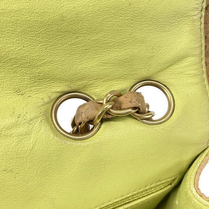 Chanel Shoulder Bag 255/v-stitching (chevron) Beige Chain Shoulder/matt Togo