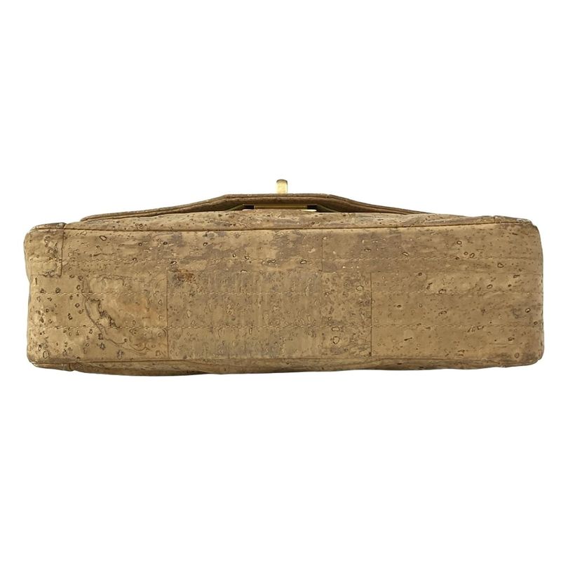 Chanel Shoulder Bag 255/v-stitching (chevron) Beige Chain Shoulder/matt Togo