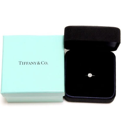 Tiffany & Co Solitaire 058ct Diamond Ring G-vs1 Pt950