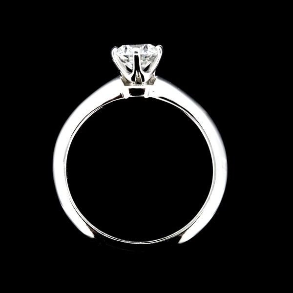 Tiffany & Co Solitaire 058ct Diamond Ring G-vs1 Pt950