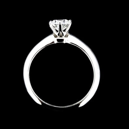 Tiffany & Co Solitaire 058ct Diamond Ring G-vs1 Pt950