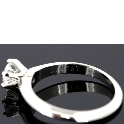 Tiffany & Co Solitaire 058ct Diamond Ring G-vs1 Pt950