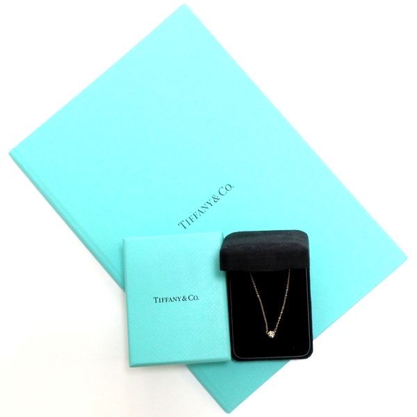 Tiffany & Co By-the-yard Diamond 026ct E-vvs1-3ex Necklace 18K Pink Gold