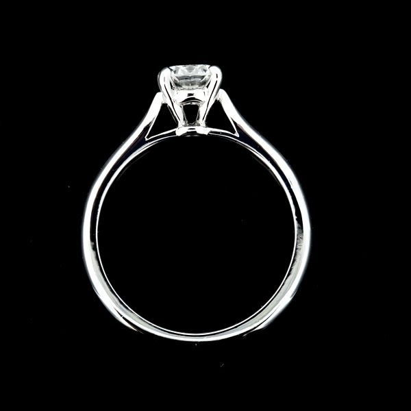 Cartier Solitaire 050ct G-vvs1 Diamond Ring Pt950 48