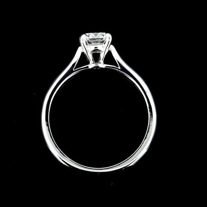 Cartier Solitaire 050ct G-vvs1 Diamond Ring Pt950 48