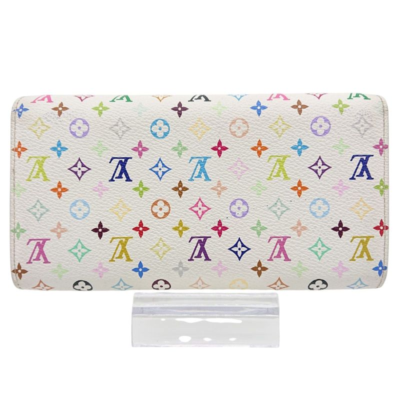 Louis Vuitton Sarah Multicolor Fig Long Wallet With Storage Bag