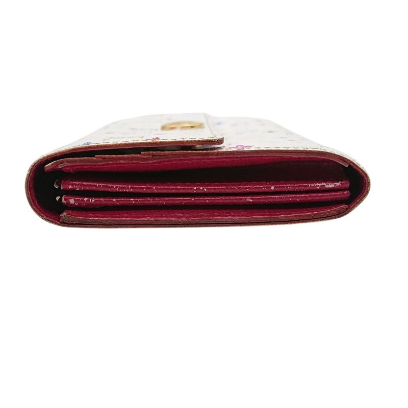 Louis Vuitton Sarah Multicolor Fig Long Wallet With Storage Bag
