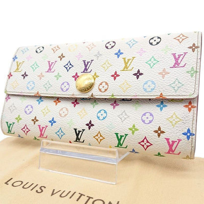 Louis Vuitton Sarah Multicolor Fig Long Wallet With Storage Bag