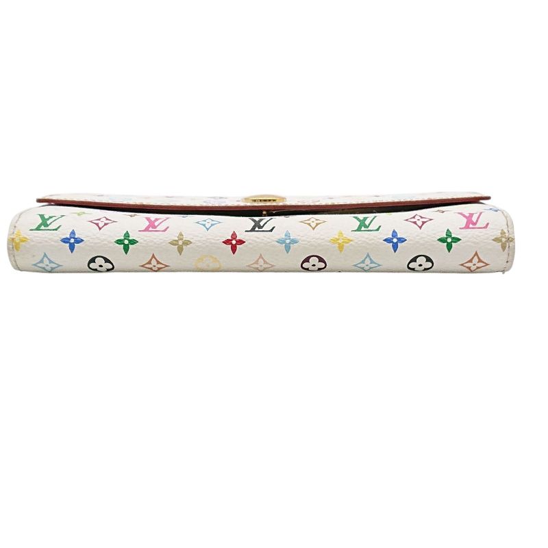 Louis Vuitton Sarah Multicolor Fig Long Wallet With Storage Bag